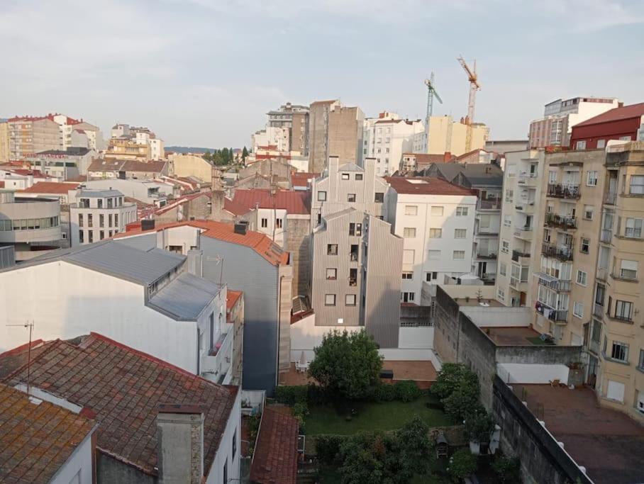 Апартаменты Atico Con Terraza En El Centro De Виго Экстерьер фото