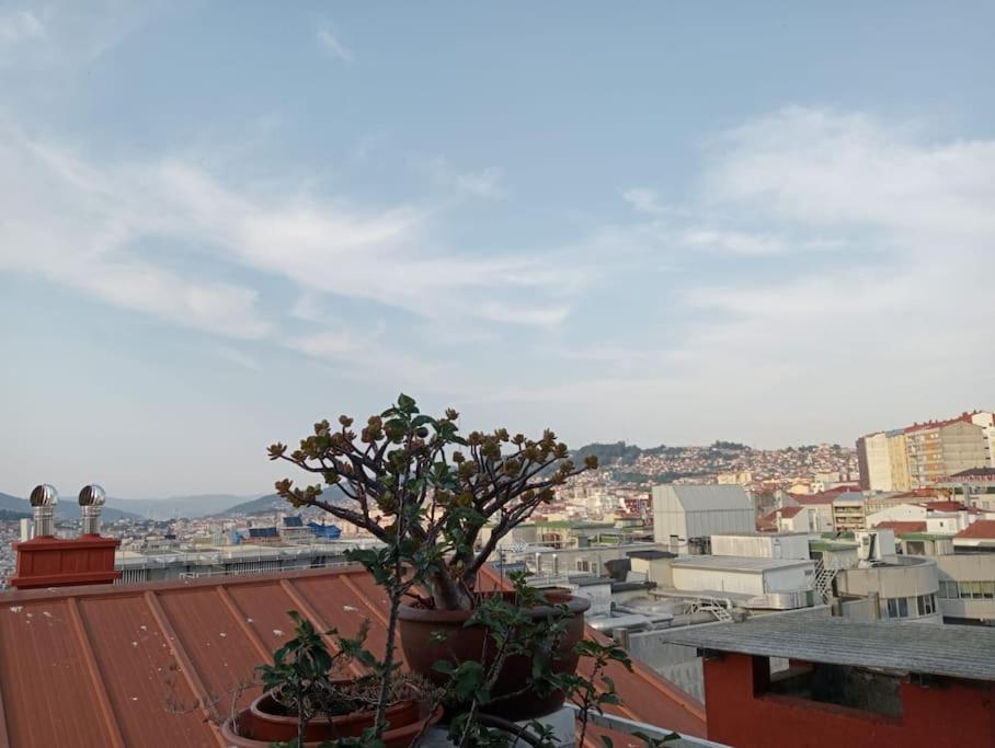 Апартаменты Atico Con Terraza En El Centro De Виго Экстерьер фото