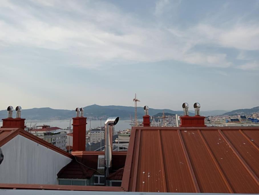 Апартаменты Atico Con Terraza En El Centro De Виго Экстерьер фото